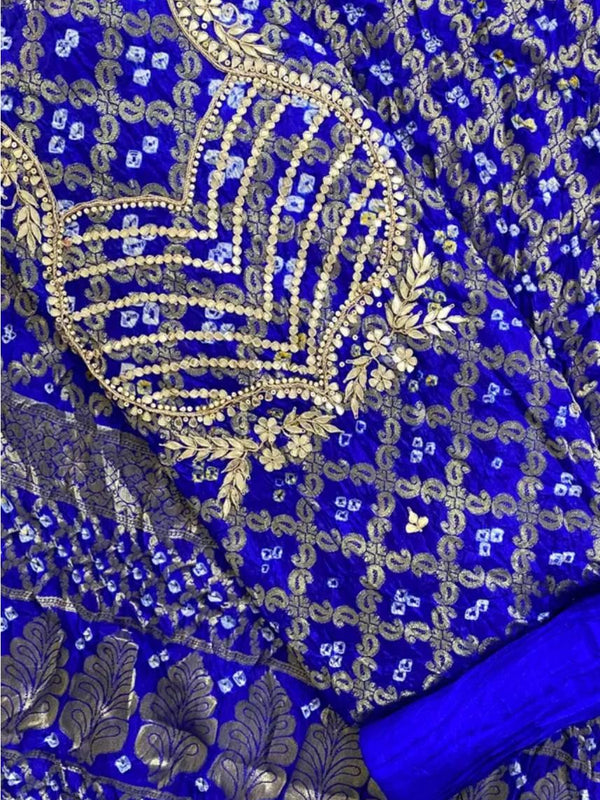 BANARSI GHATCHOLA SILK DRESS MATERIAL