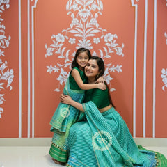 MOTHER DAUGHTER LEHENGA COMBO
