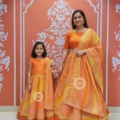 MOTHER DAUGHTER LEHENGA COMBO