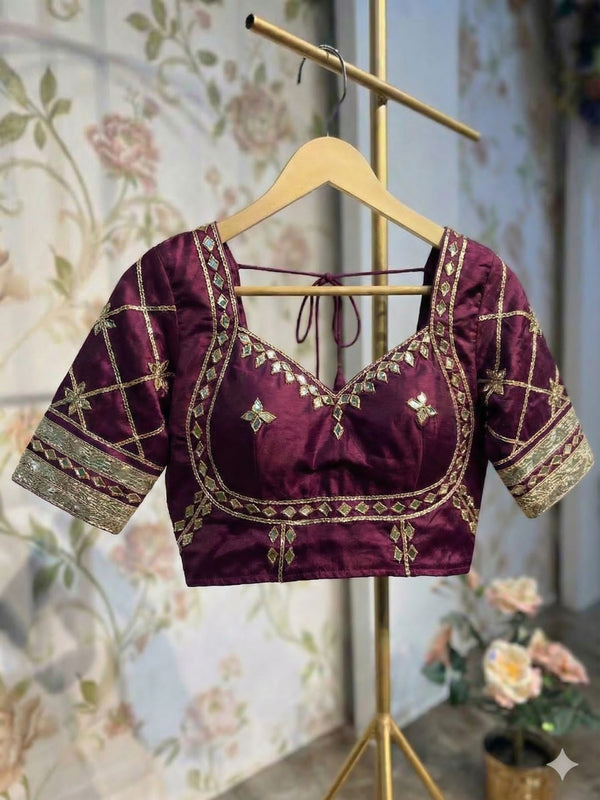 Aangi Gazi Silk Blouse