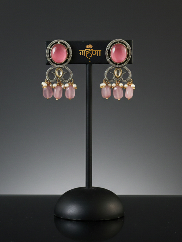 Jadau Pearl Kundan Necklace Set