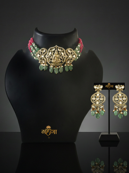 Shiv Jadau Pearl Kundan Necklace Set