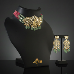 Shiv Jadau Pearl Kundan Necklace Set