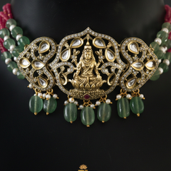 Shiv Jadau Pearl Kundan Necklace Set