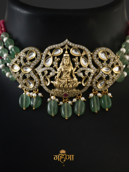 Shiv Jadau Pearl Kundan Necklace Set