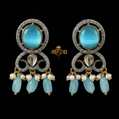Jadau Pearl Kundan Necklace Set