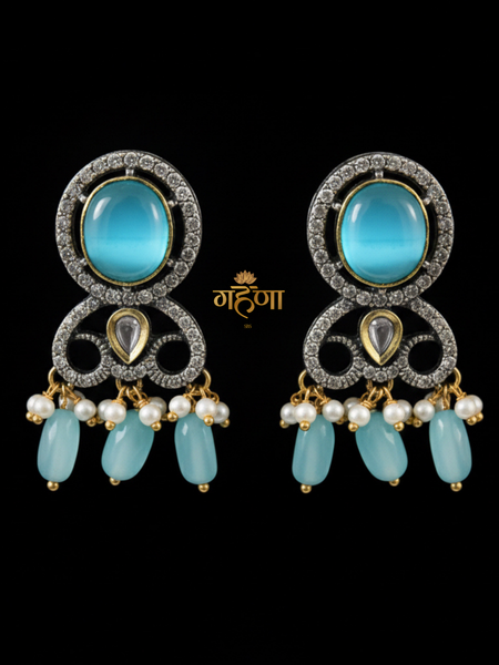 Jadau Pearl Kundan Necklace Set