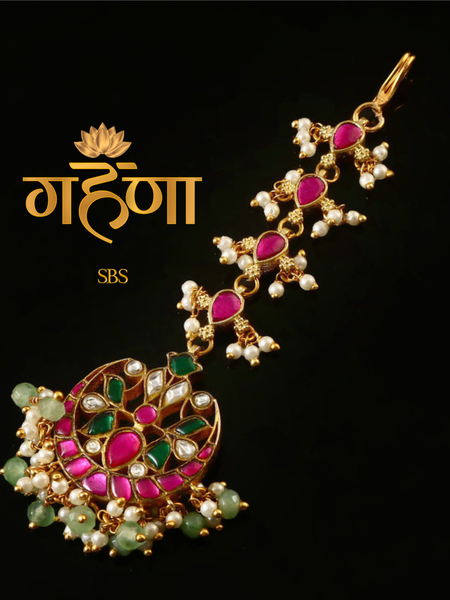Kundan Maang Tika