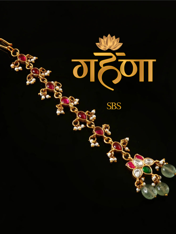Kundan Maang Tika