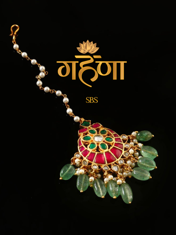 Kundan Maang Tika