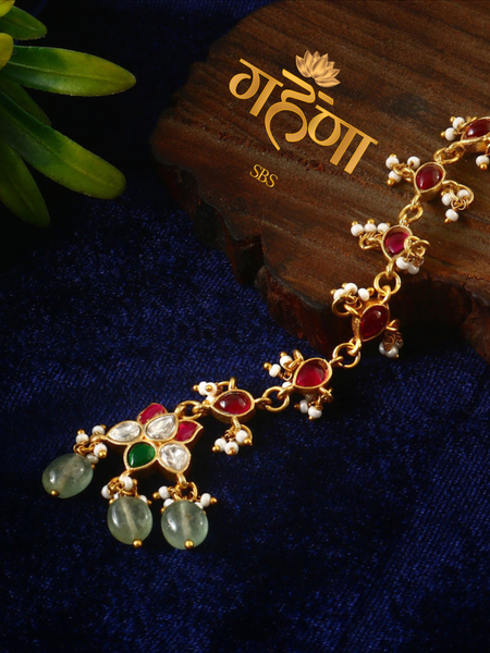 Kundan Maang Tika