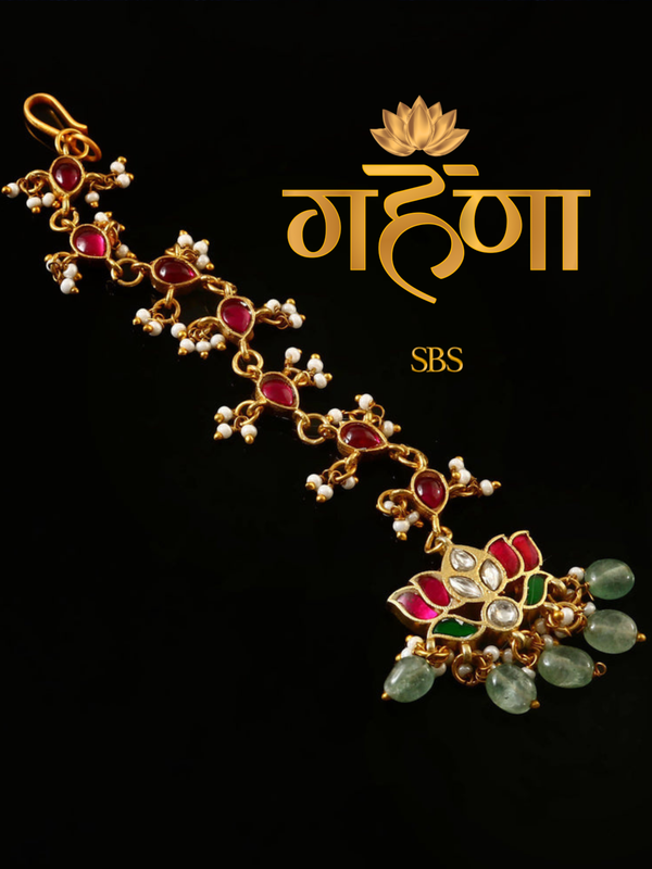 Kundan Maang Tika