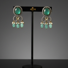 Jadau Pearl Kundan Necklace Set