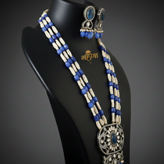 Jadau Pearl Kundan Necklace Set
