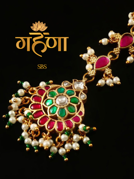 Kundan Maang Tika