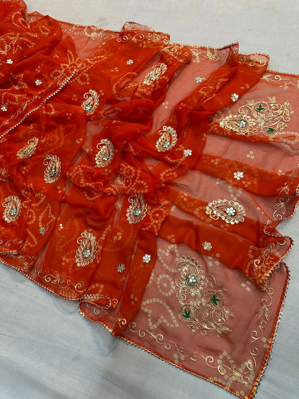 RAJWADI RAJASTHANI SAREE