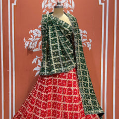 Zari Ghatchola Pure Georgette lehenga