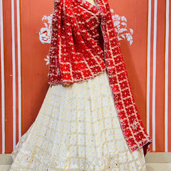 Zari Ghatchola Pure Georgette lehenga
