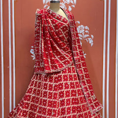 Zari Ghatchola Pure Georgette lehenga