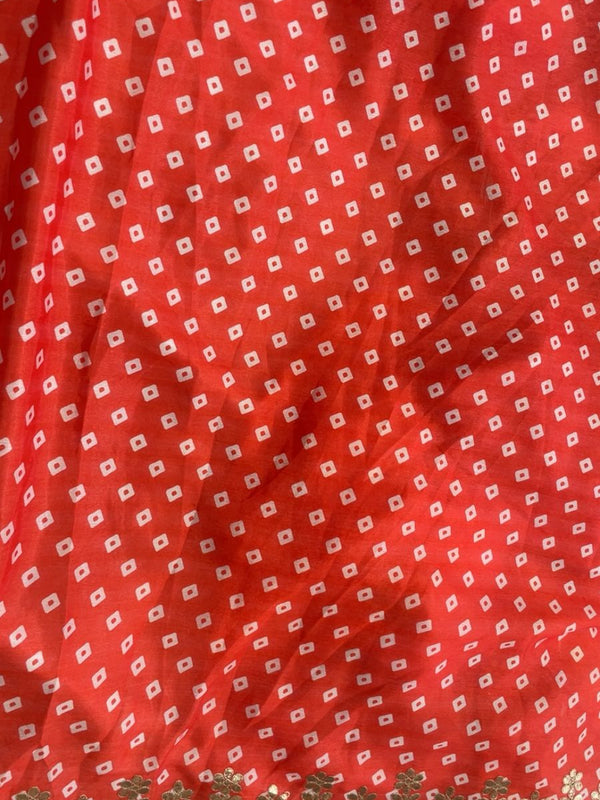 Pure Chinon Mandana Saree