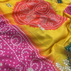 Pure Chinon Mandana Saree