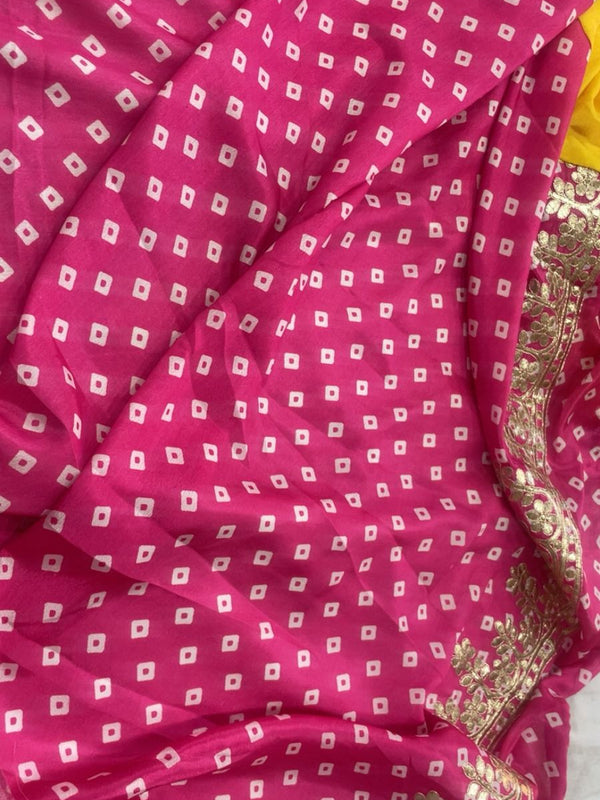 Pure Chinon Mandana Saree