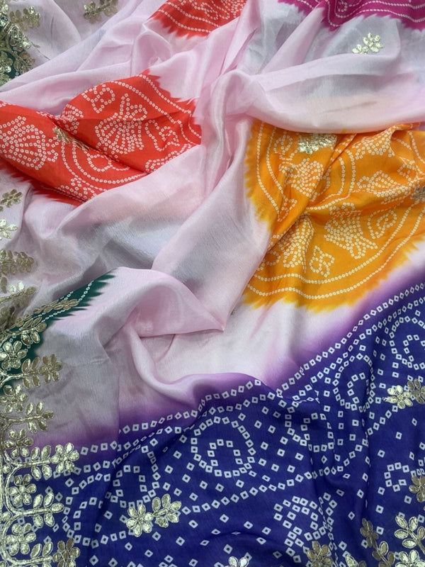 Pure Chinon Mandana Saree