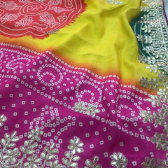 Pure Chinon Mandana Saree