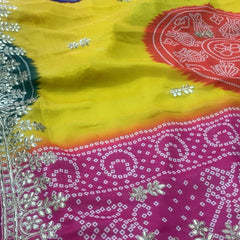 Pure Chinon Mandana Saree