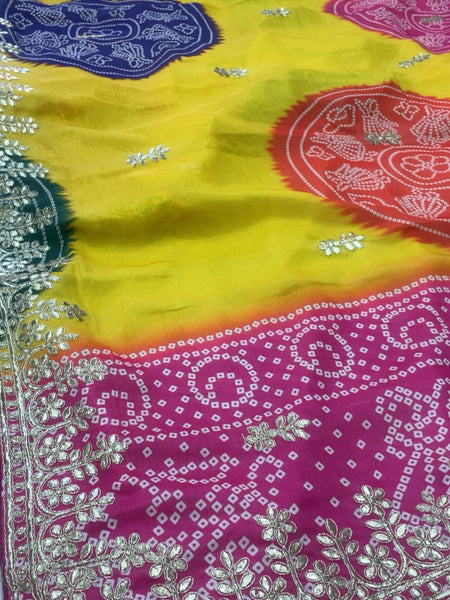 Pure Chinon Mandana Saree