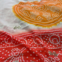 Pure Chinon Mandana Saree