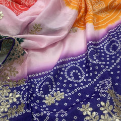 Pure Chinon Mandana Saree