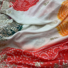Pure Chinon Mandana Saree