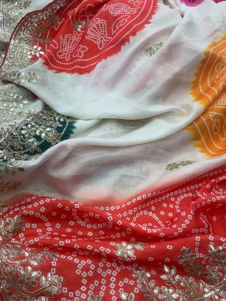 Pure Chinon Mandana Saree