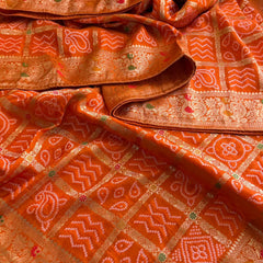 Pure soft munga silk banarasi weaving