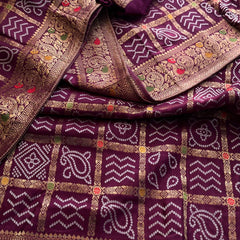 Pure soft munga silk banarasi weaving