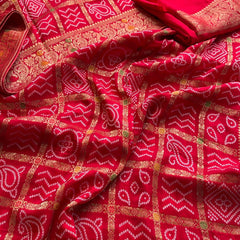 Pure soft munga silk banarasi weaving