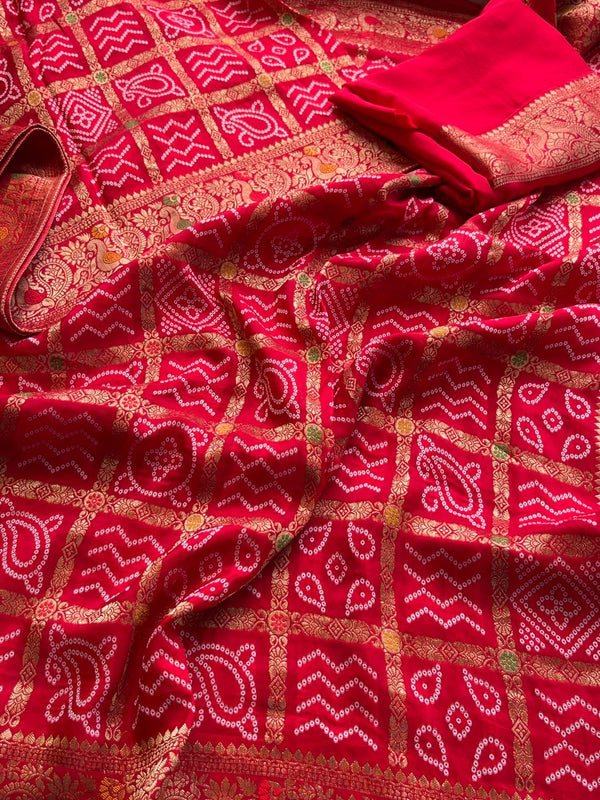Pure soft munga silk banarasi weaving