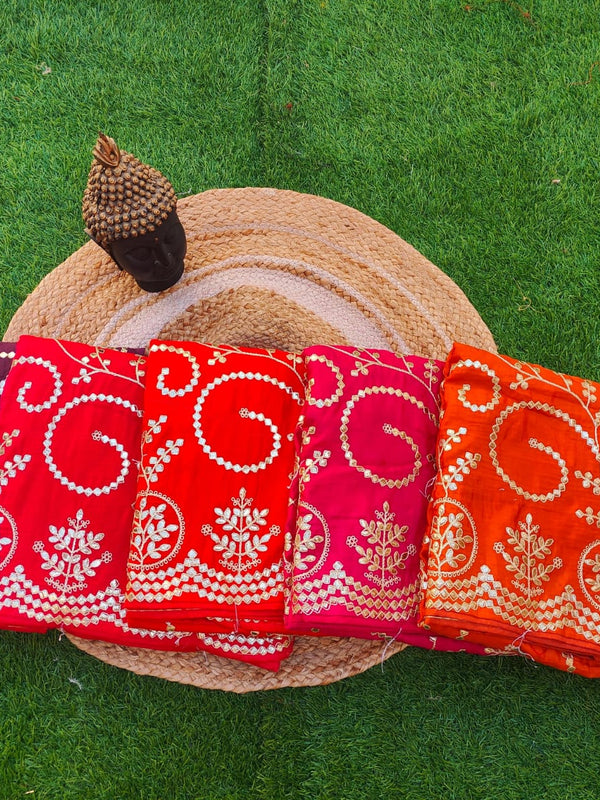 HO Silk fabric jaal vark saree