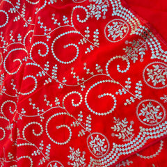 HO Silk fabric jaal vark saree