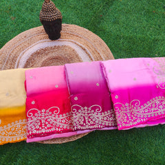 HO Silk fabric jaal vark saree