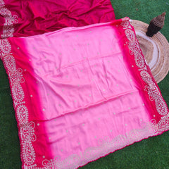 HO Silk fabric jaal vark saree