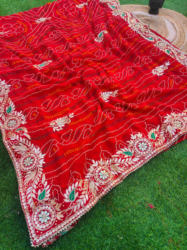 Pure Georgette saree