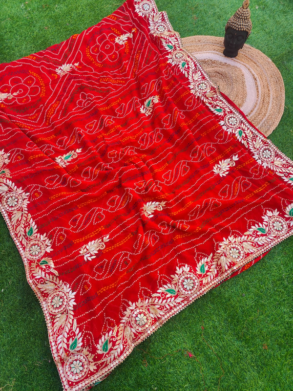 Pure Georgette saree