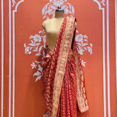 Pure Khaddi Georgette Multicolour Saree