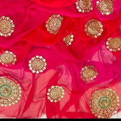 Pure Chakari Semi Chiffon saree