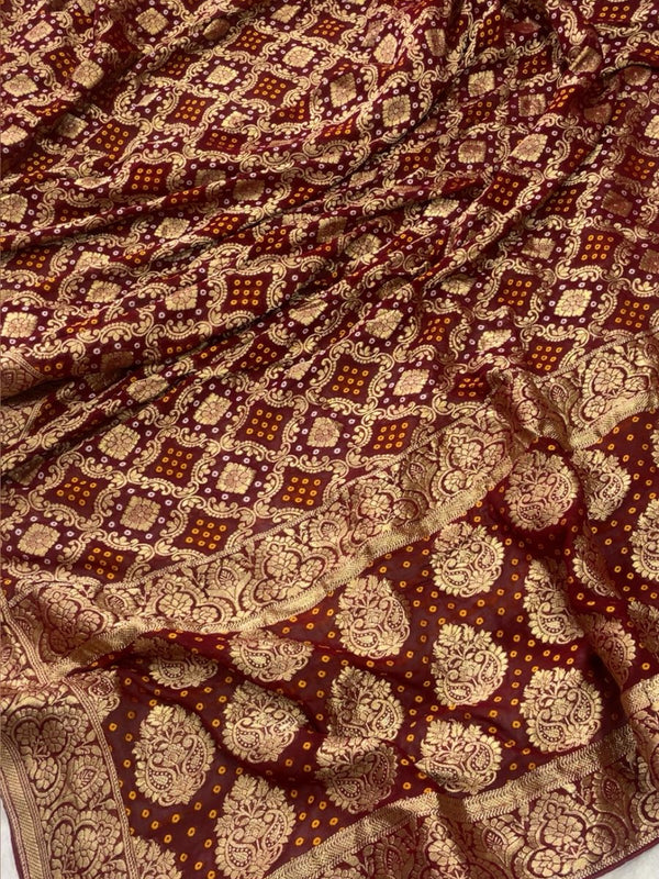 Pure Khaddi Georgette Dupatta