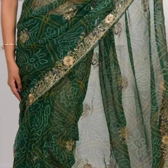 Georgette Zari Saree
