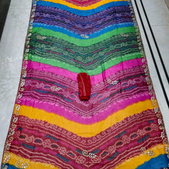 Pure Georgette Cutdana Saree