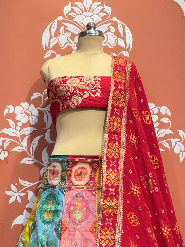 Banarsi Carnival Lehenga